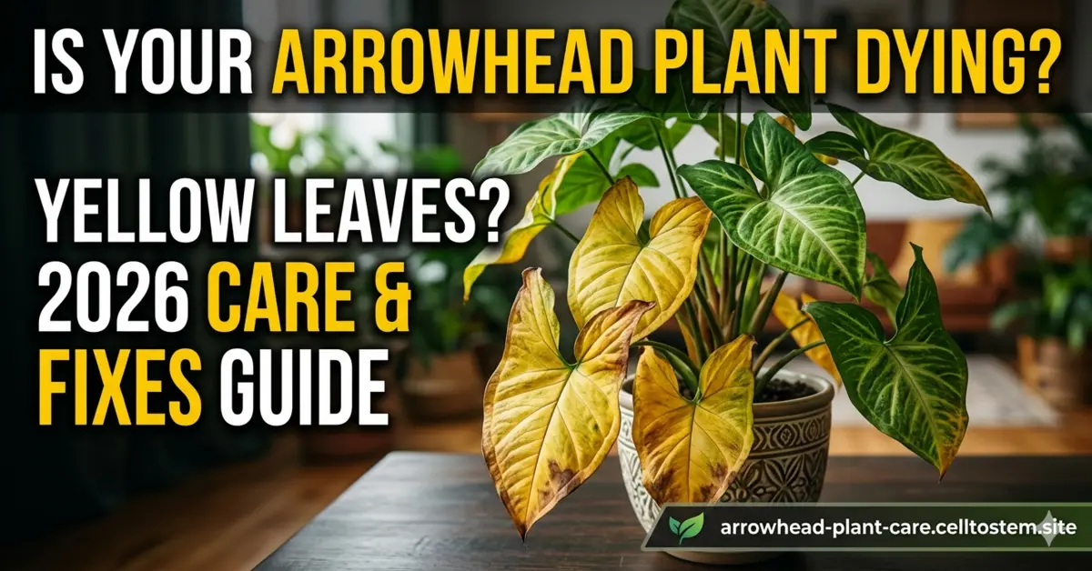 Arrowhead Plant Turning Yellow Leaves 2026 Care & Fixes