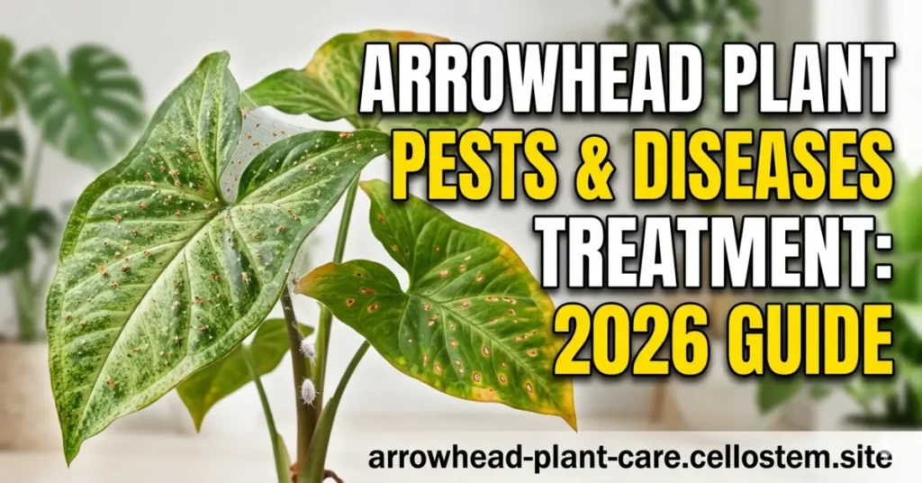 Arrowhead Plant Pests and Diseases Treatment 2026 Guide