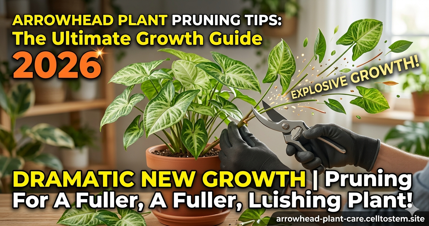 Arrowhead Plant Pruning
